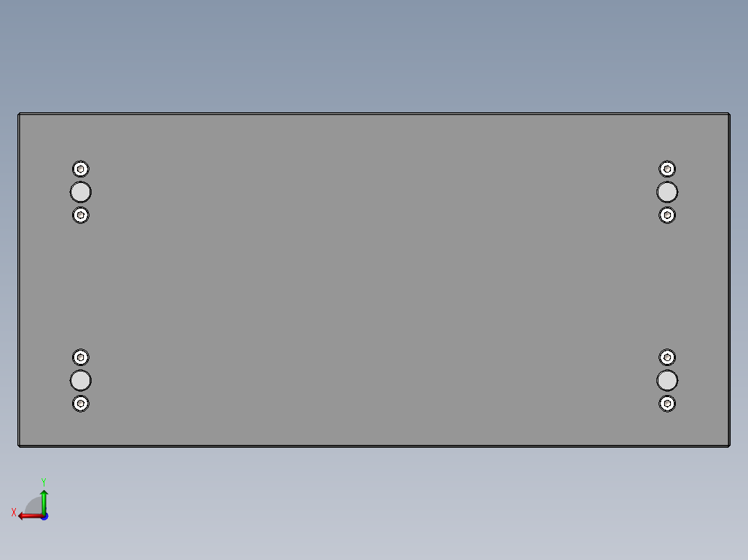 热熔治具后视图