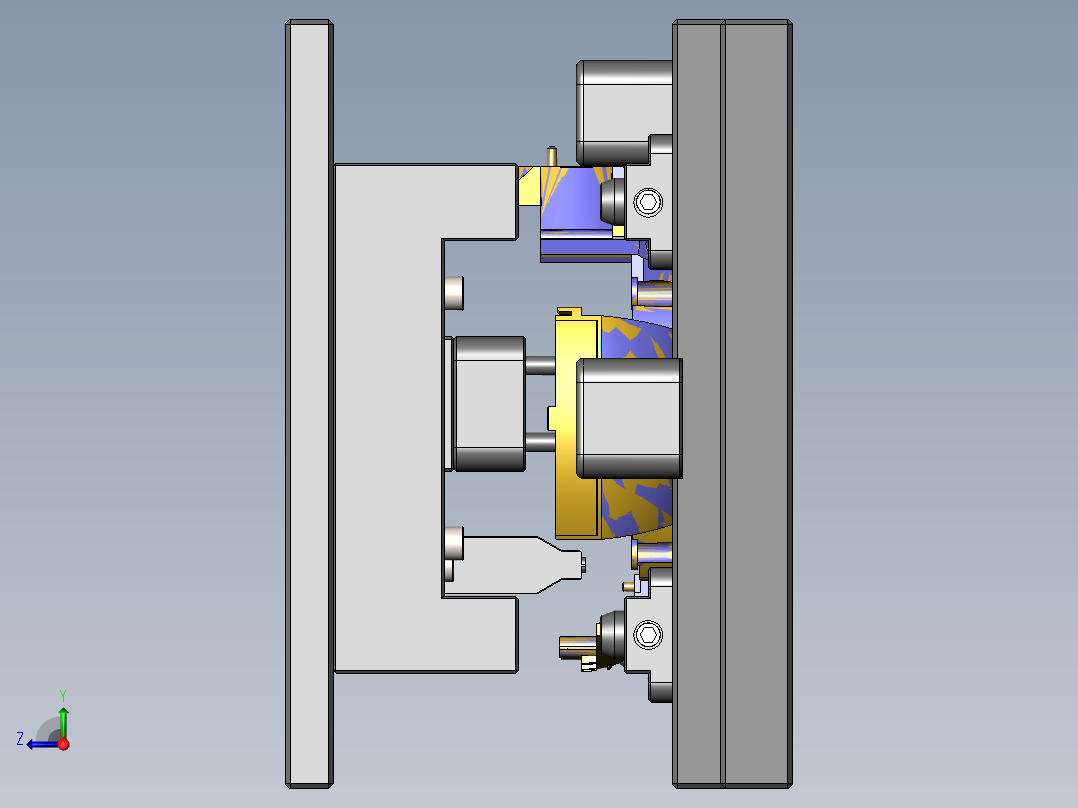 热熔治具右视图