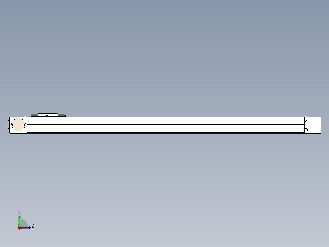 同步带滑台-欧规BC6-L120-S950-R-P40-D3左视图