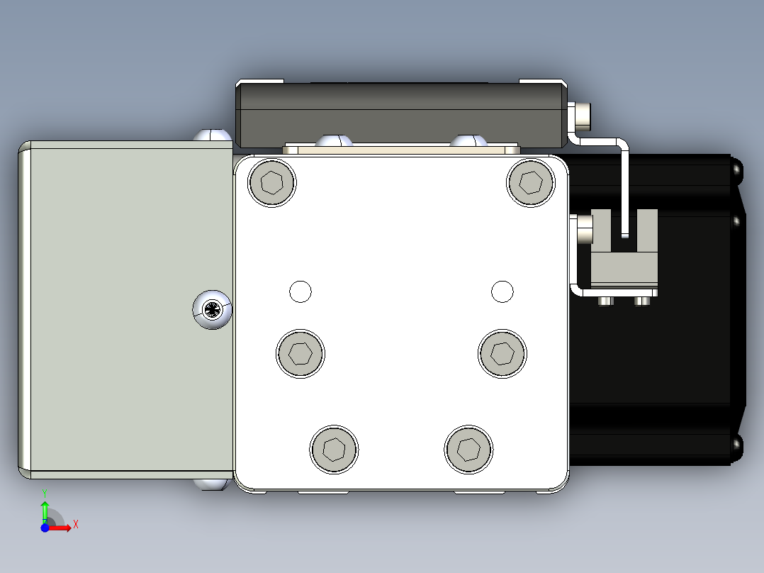 同步带滑台-欧规BC6H-L60-S2600-L-ZP40-D3前视图