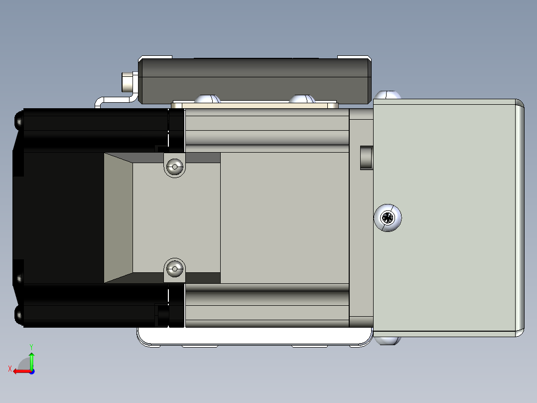 同步带滑台-欧规BC6H-L60-S2600-L-ZP40-D3后视图