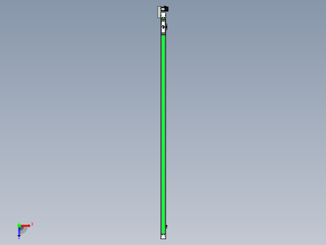 同步带滑台-欧规BC6H-L60-S2600-L-ZP40-D3俯视图