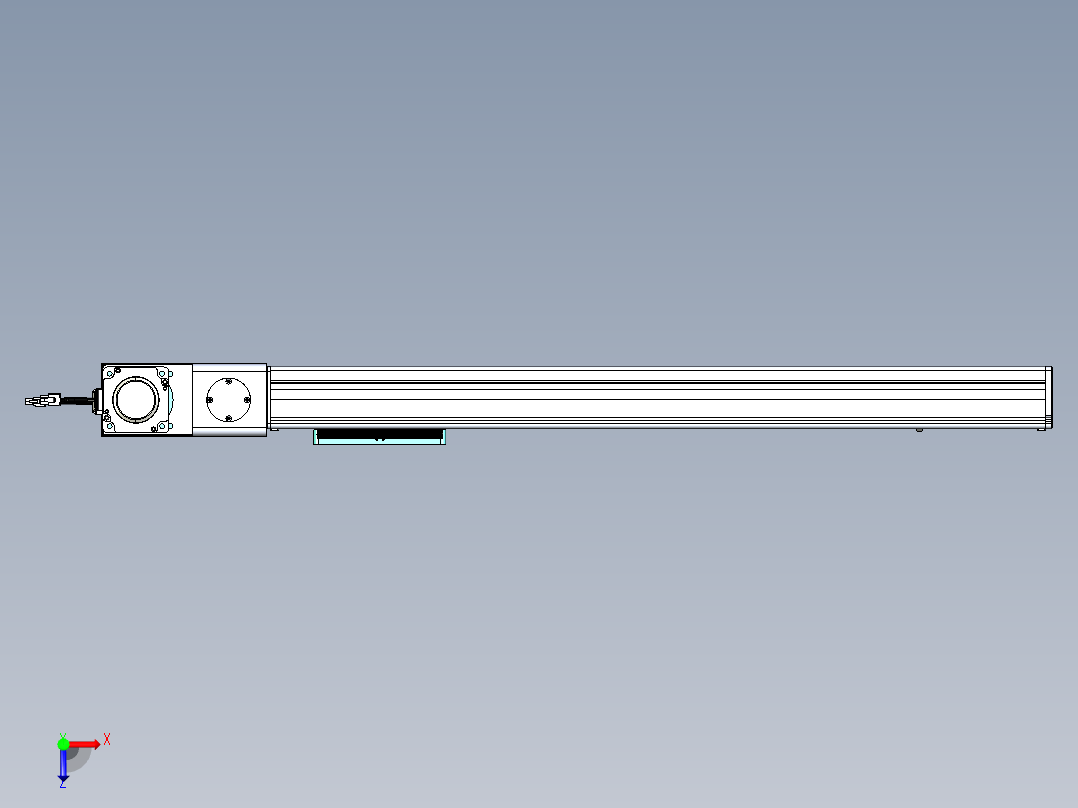 威洛博VBC同步带传动一无尘环境VBC14-L45-S650-BL-ZP75-C3俯视图
