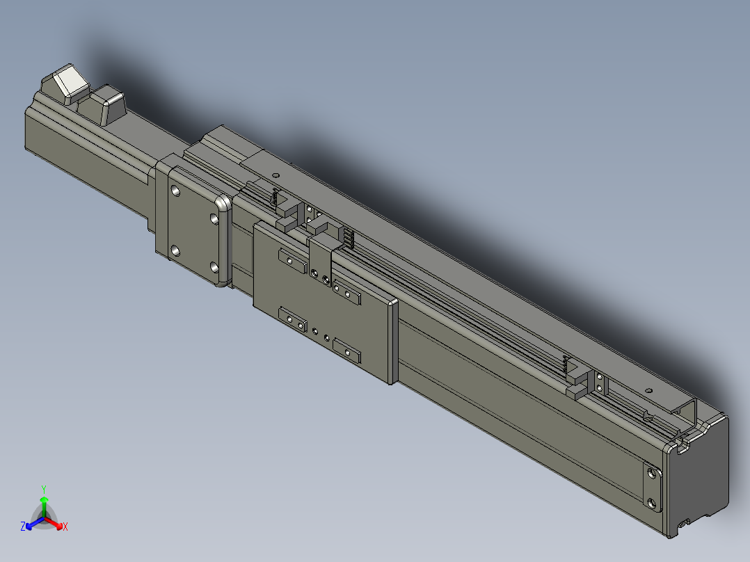 VF丝杆传动-一般环境VT5-L10-C-S160-BC-P10-C4正等轴测图