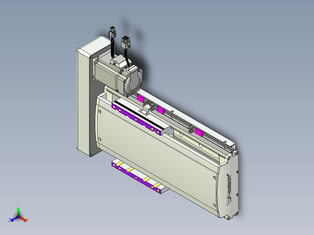 威洛博QF17-Lxx-C-S120-BR-ZP40-C3正等轴测图