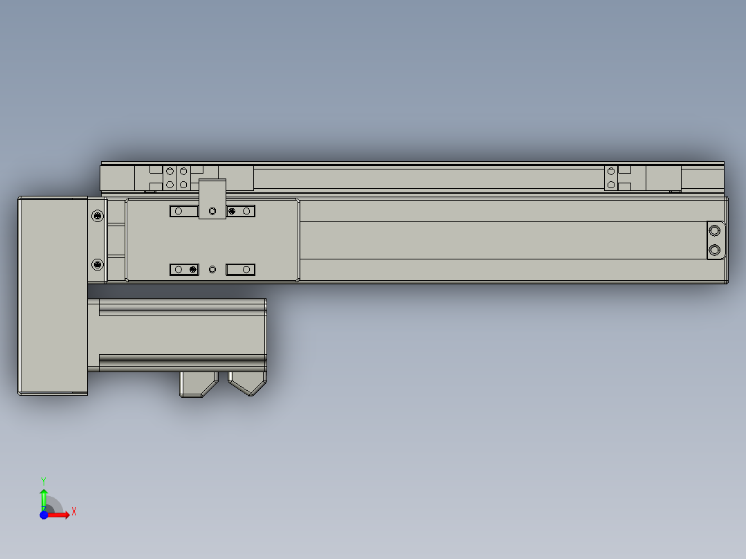 VF丝杆传动-一般环境VT4-S200-BL前视图