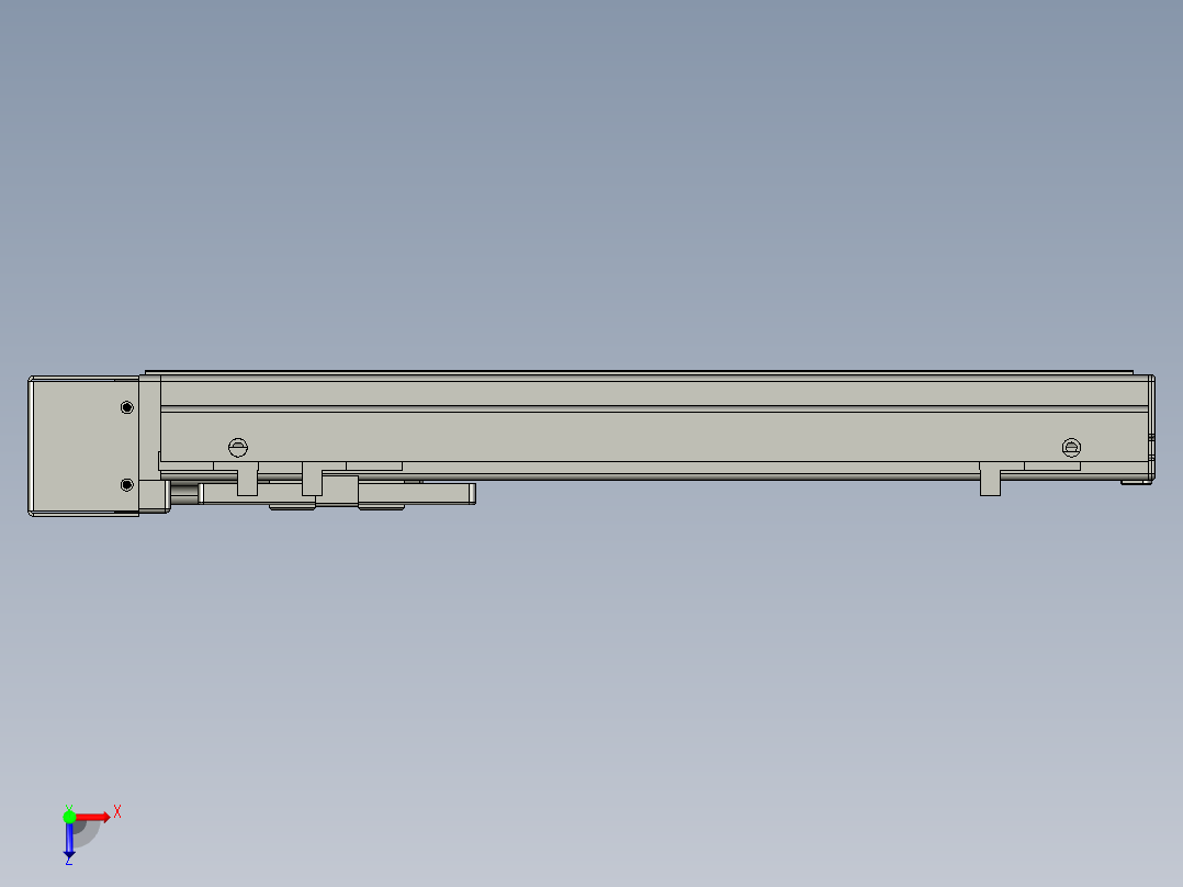 VF丝杆传动-一般环境VT4-S200-BL俯视图