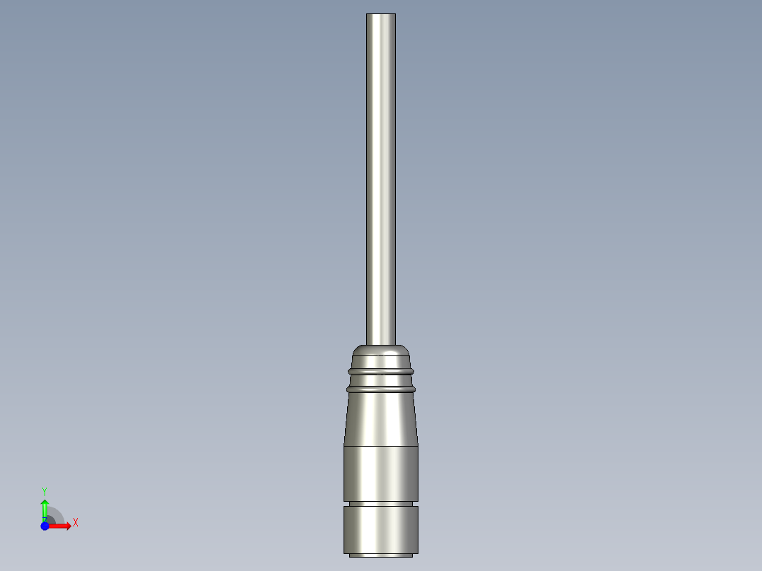基恩士FS-V31C(P)_connector_kc图纸模型前视图