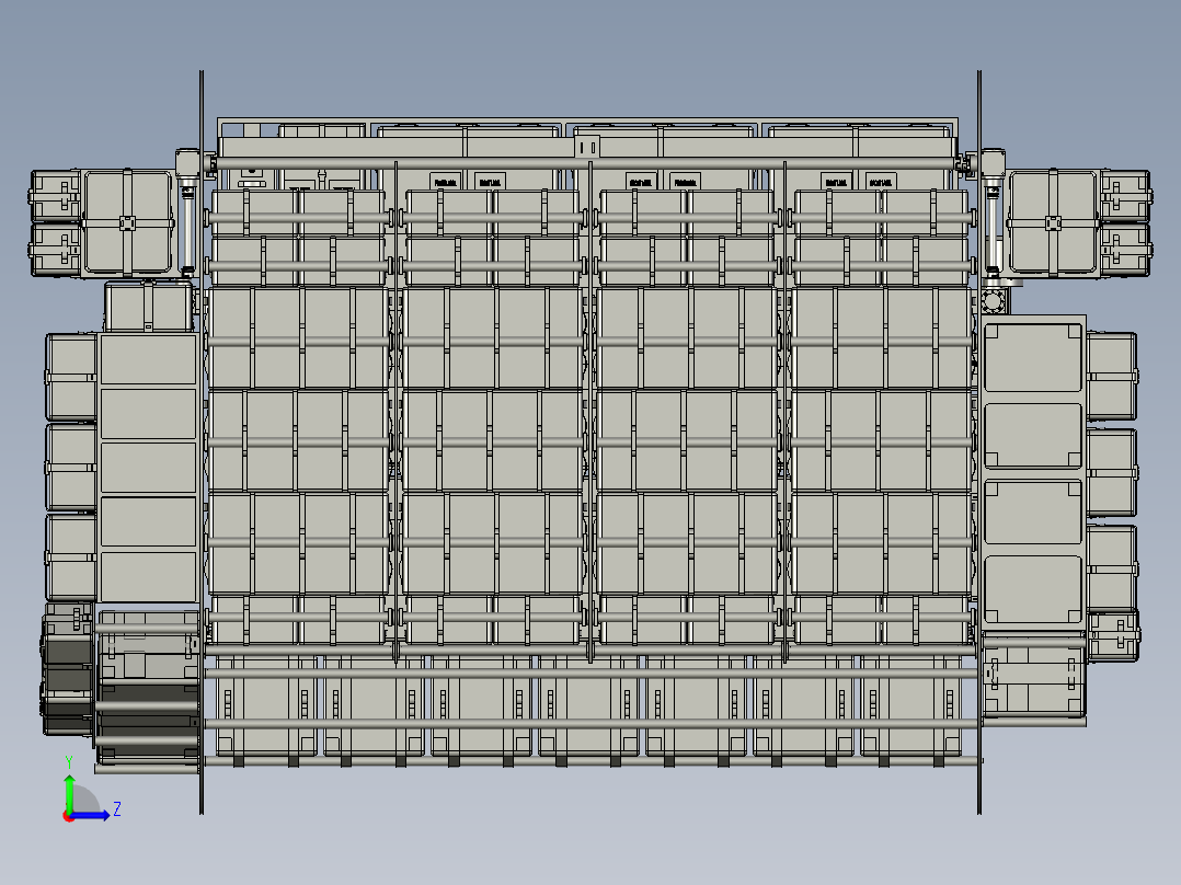 月球网关循环货运舱左视图