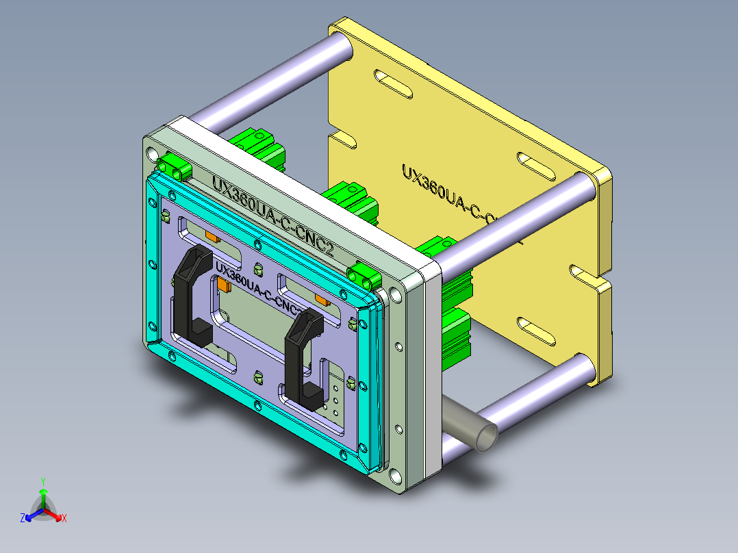 UX360UA-C-CNC2-0122正等轴测图