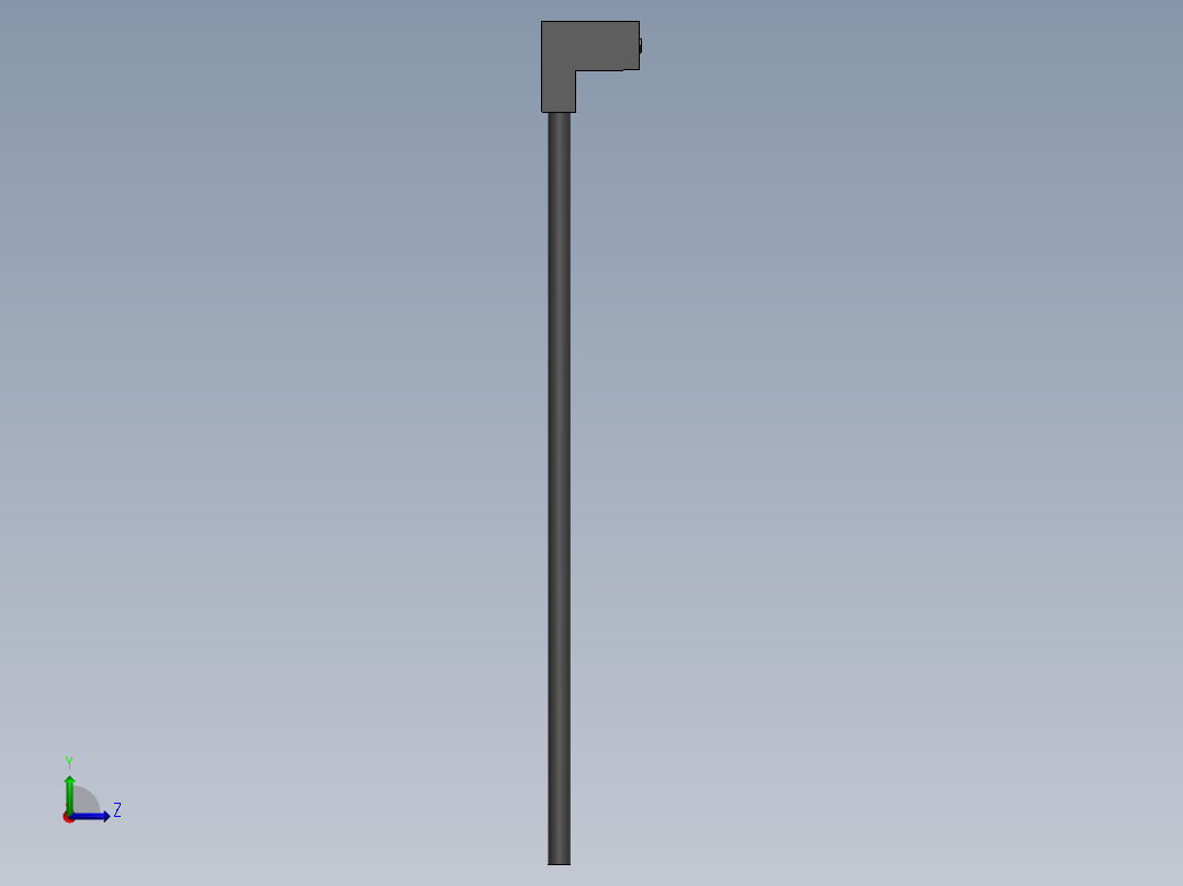 20系列槽型光电（空间紧凑型）导线引出型FC-SPV205Z左视图