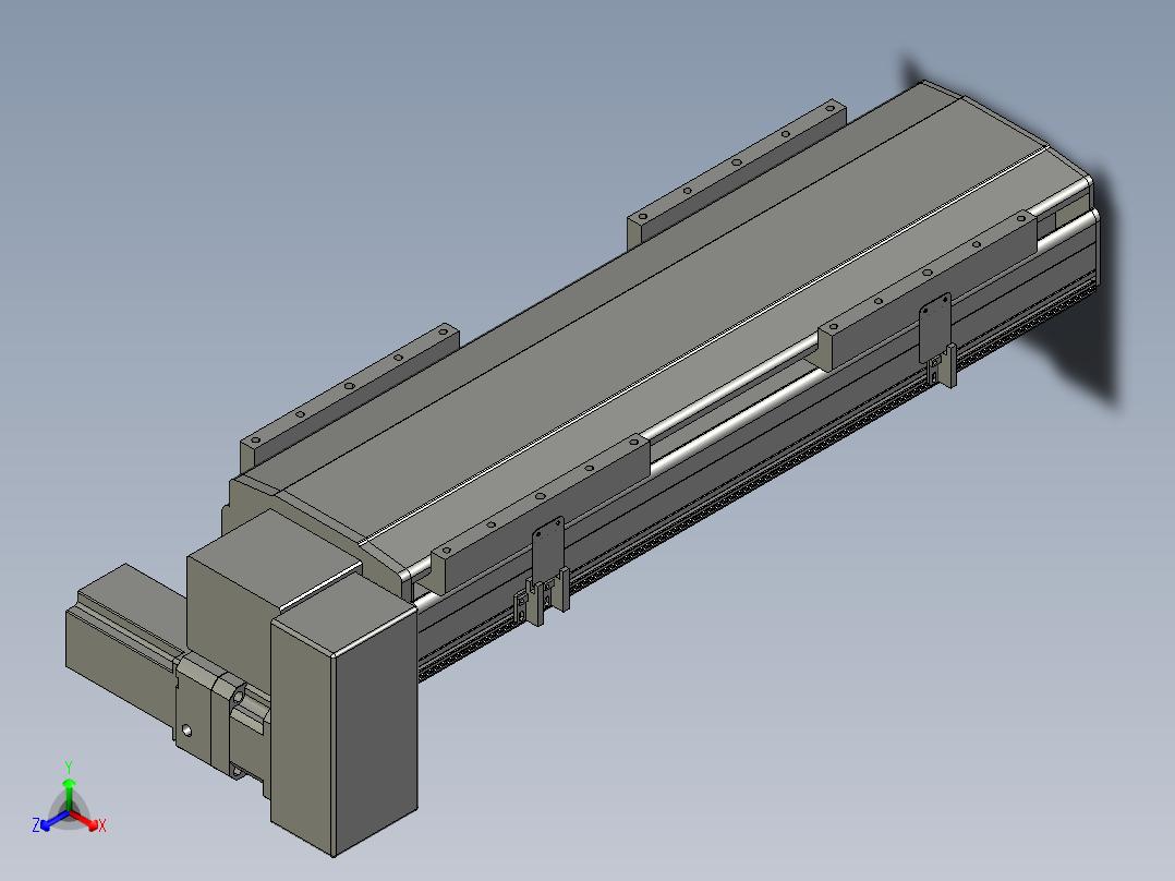 直线模组LHB21-L40-S400-RD设计图纸