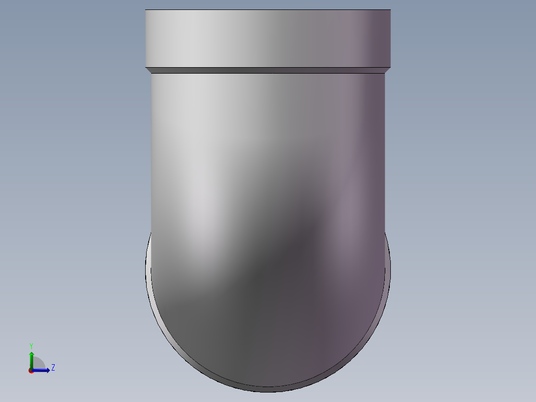 弯头-90°等径 DN15左视图