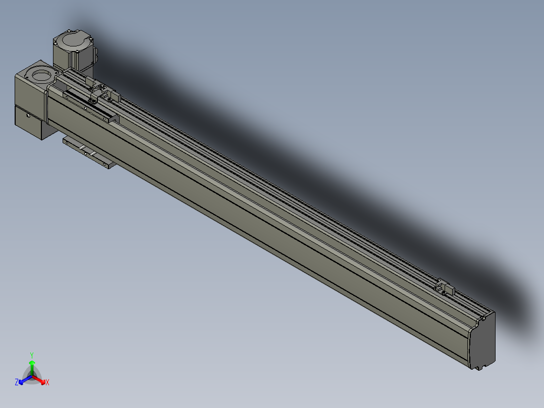 同步带滑台-半封闭B10H-L45-S800-LD-P40-D3