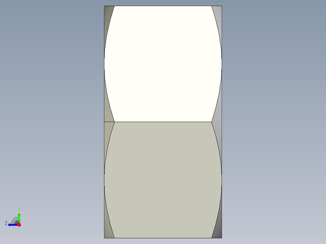 DIN 934 螺母-M48 Nut.STEP右视图