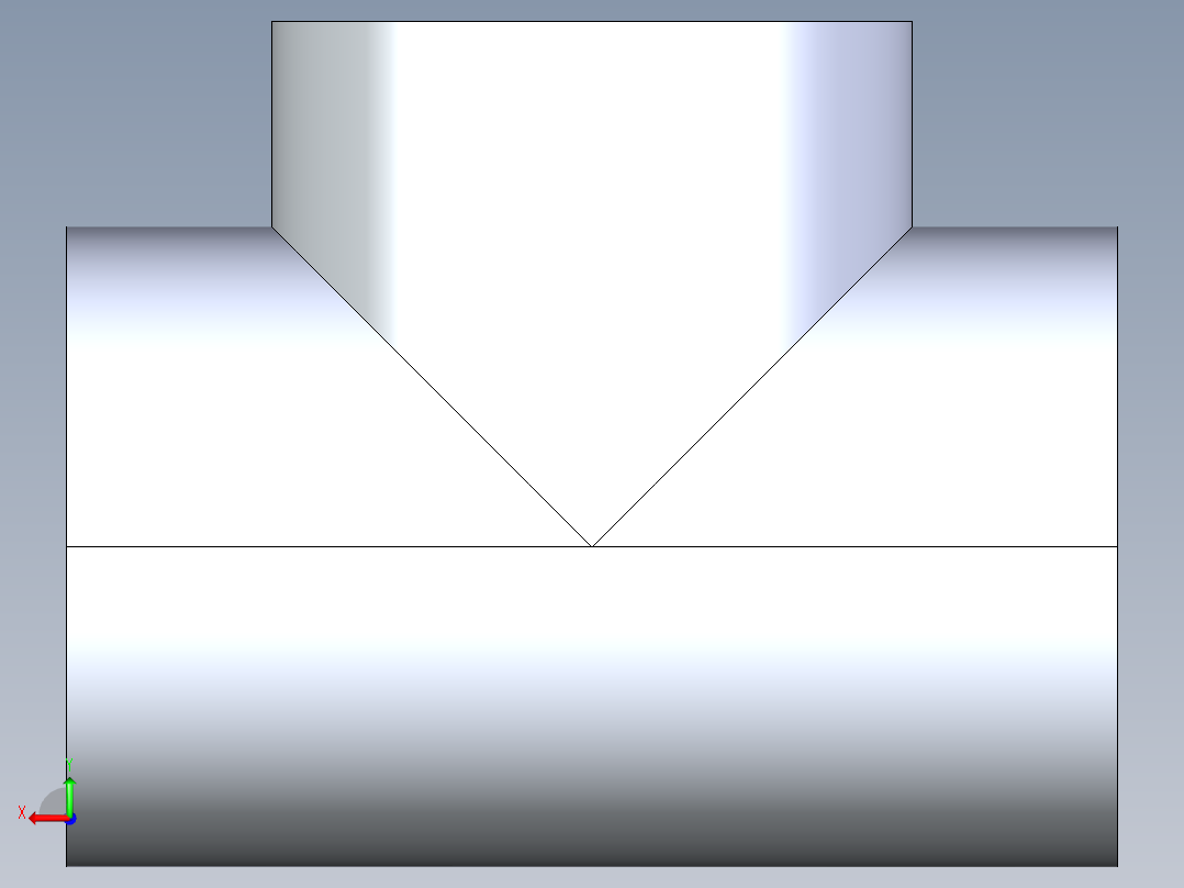 CPVC管件04-Sch80_Tee_FPTxFPTxFPT_9805-020_2in后视图