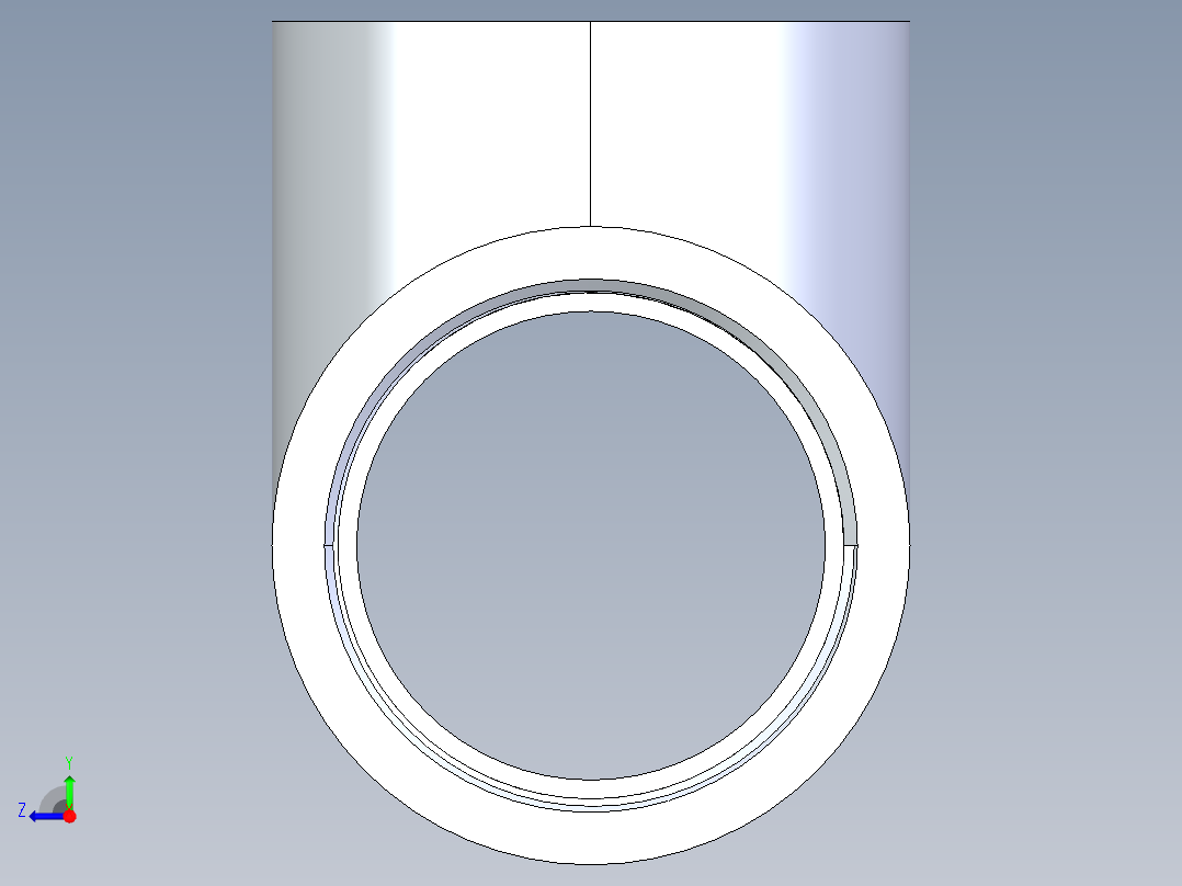 CPVC管件04-Sch80_Tee_FPTxFPTxFPT_9805-020_2in右视图
