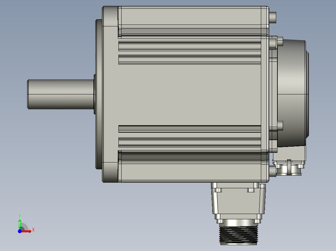 电机MS6G-130CS15B2-21P5前视图