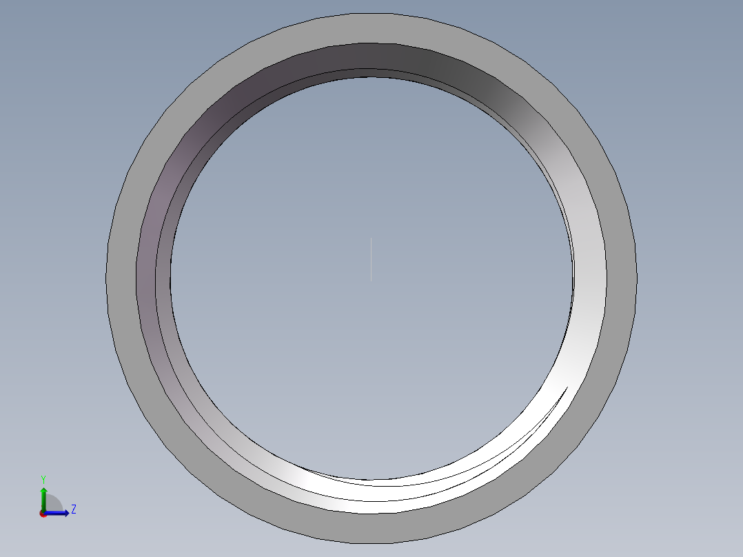 管箍-等径直通 DN15左视图