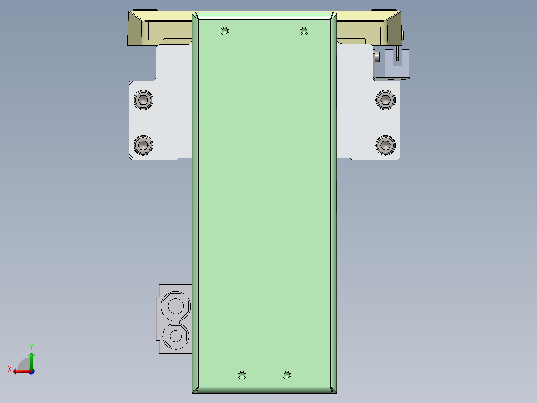 GTH内嵌丝杆全封闭GTH15-BM-750W后视图