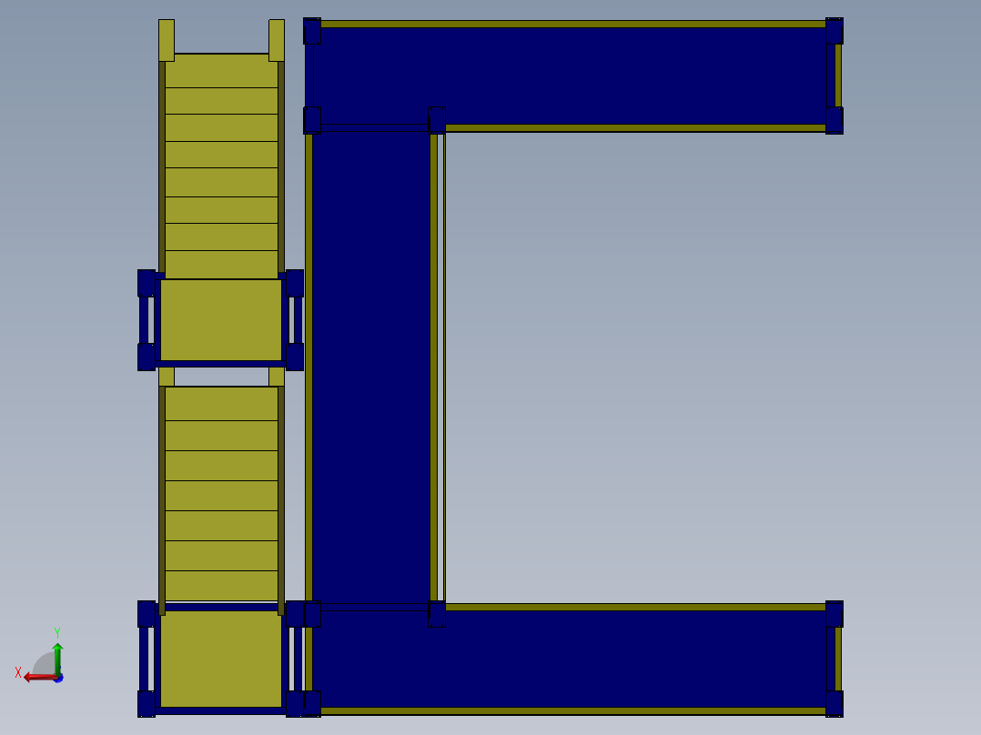 2023.02月-电梯试装平台sw15可编辑后视图