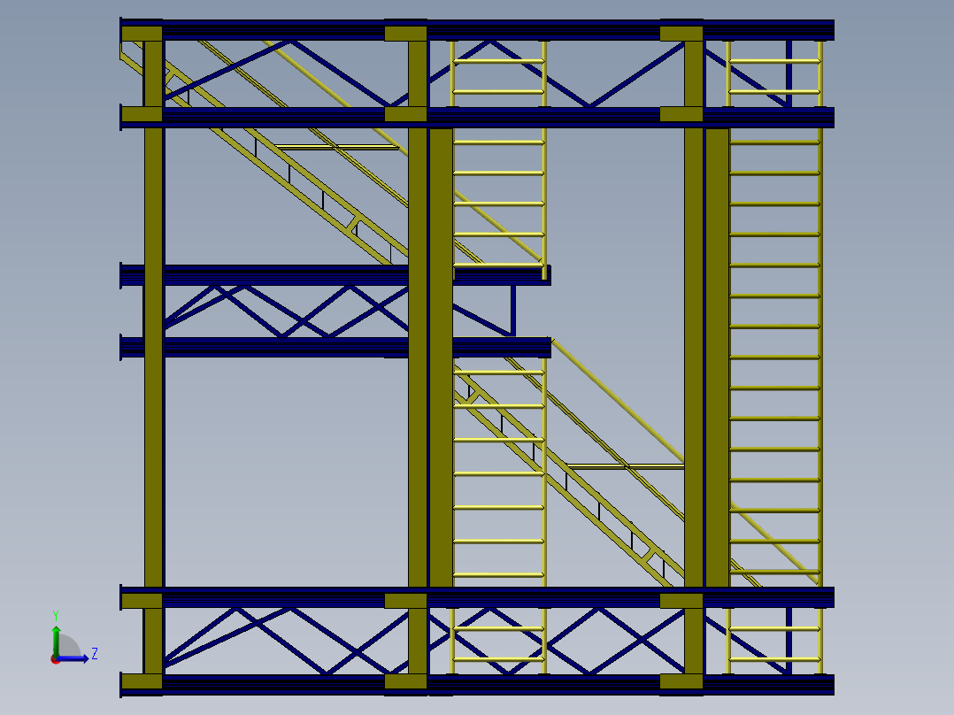 2023.02月-电梯试装平台sw15可编辑左视图