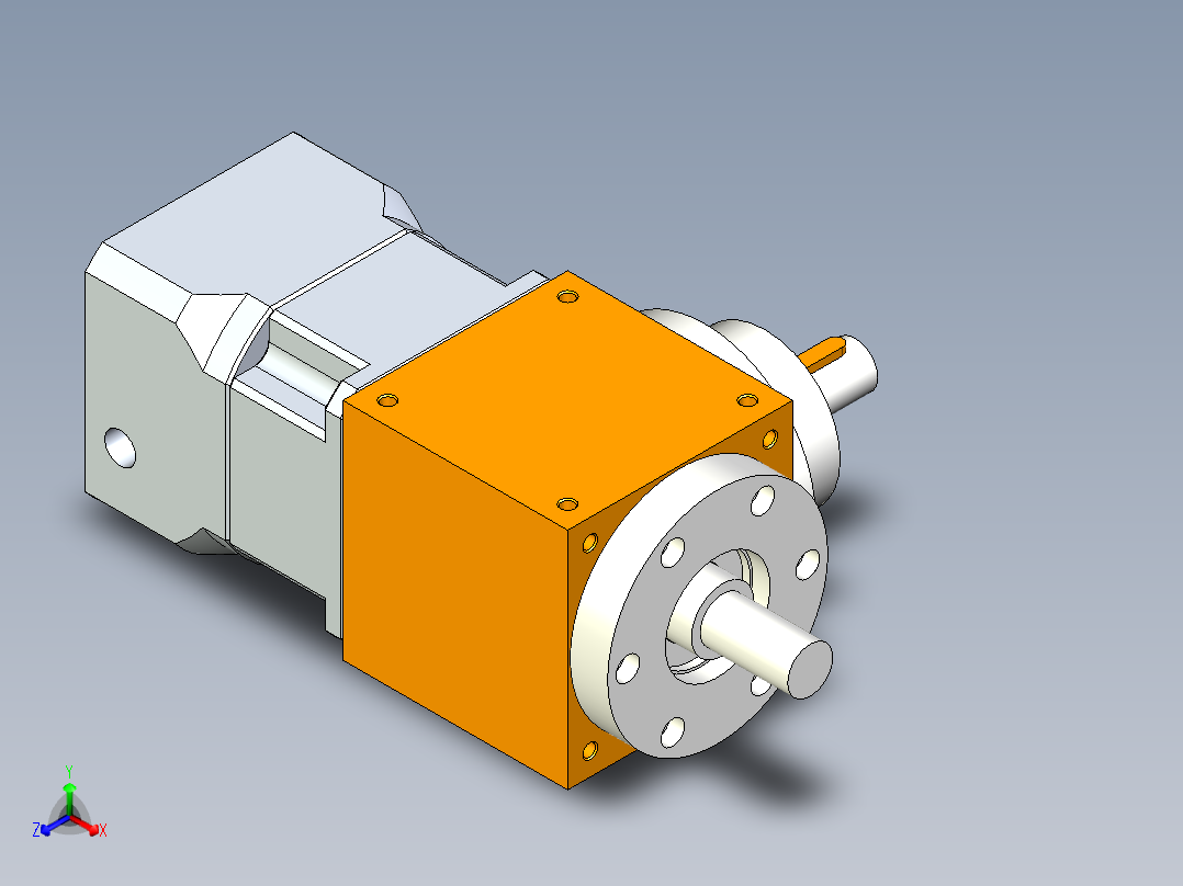 换向器PW90垂直输出 PGH90-L1 19-70-90-M6.stp