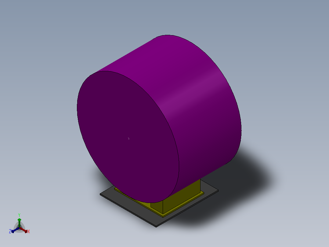 支架 (17)正等轴测图