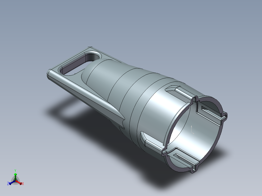 锥桶正等轴测图