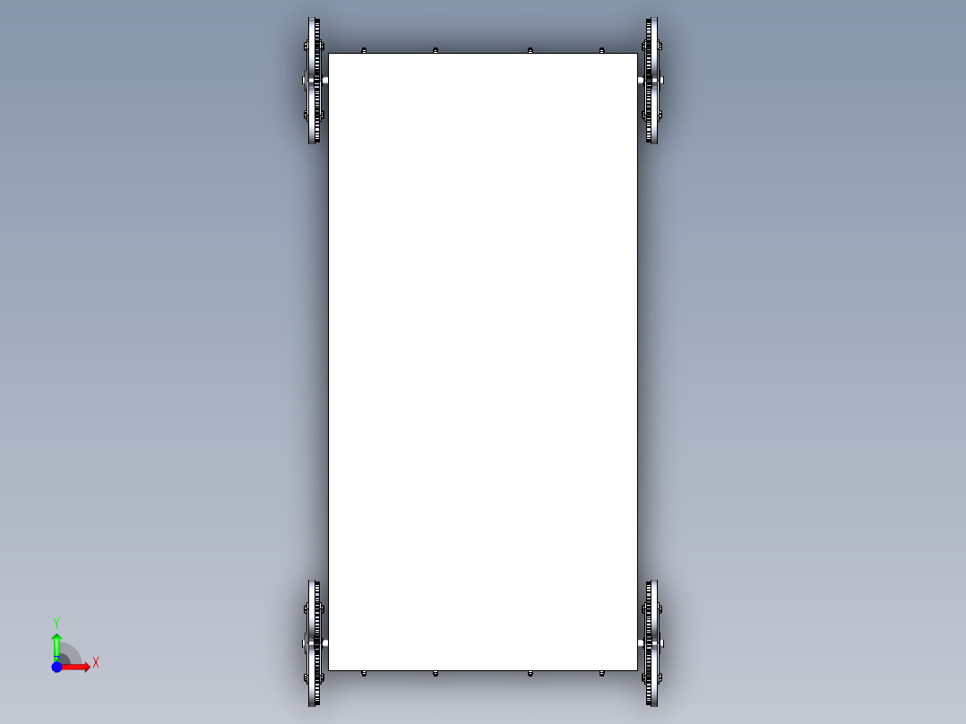 爬楼机器人设计资料含三维+电路图加说明书前视图