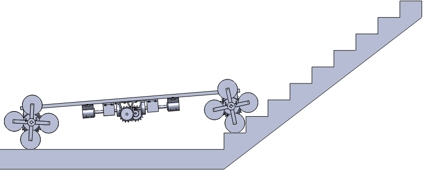 爬楼机器人设计资料含三维+电路图加说明书