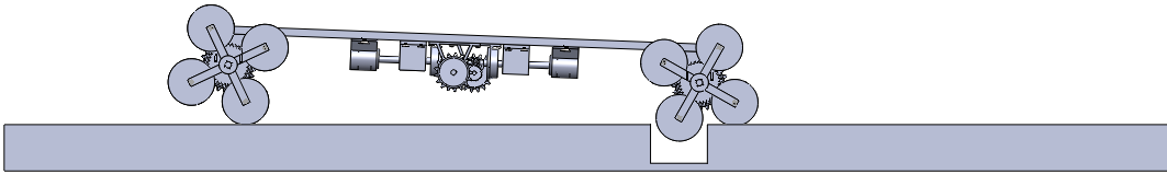 爬楼机器人设计资料含三维+电路图加说明书