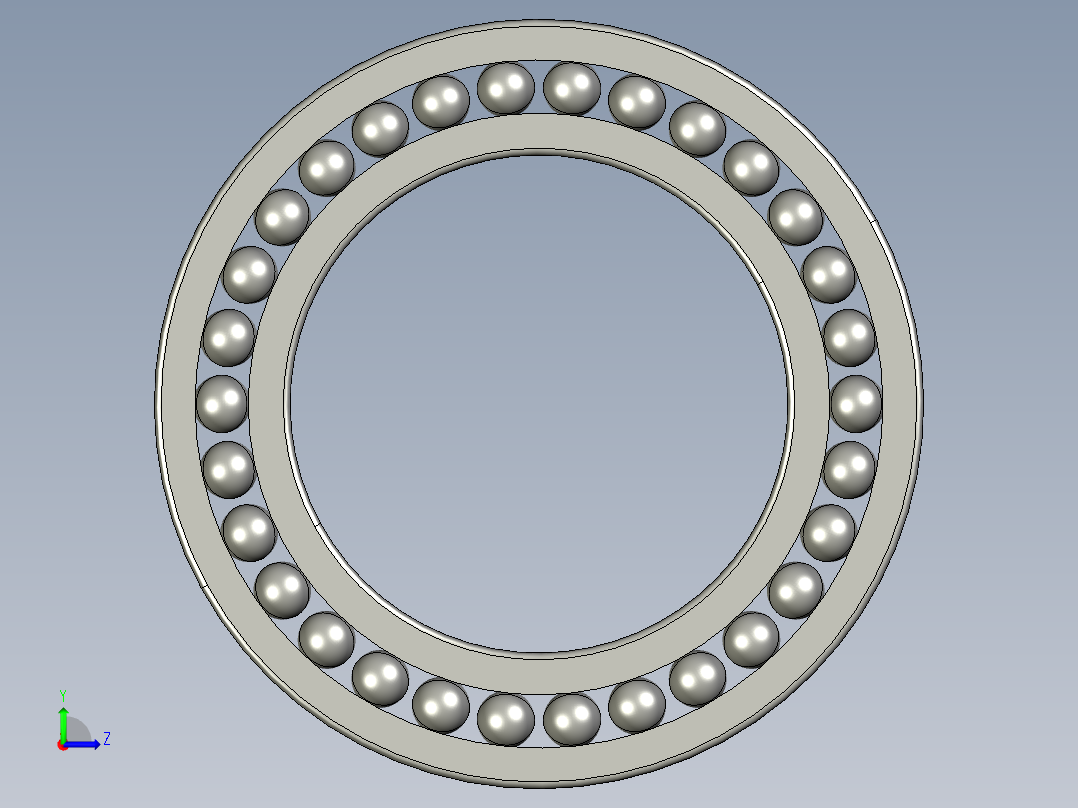 深沟球轴承6044左视图
