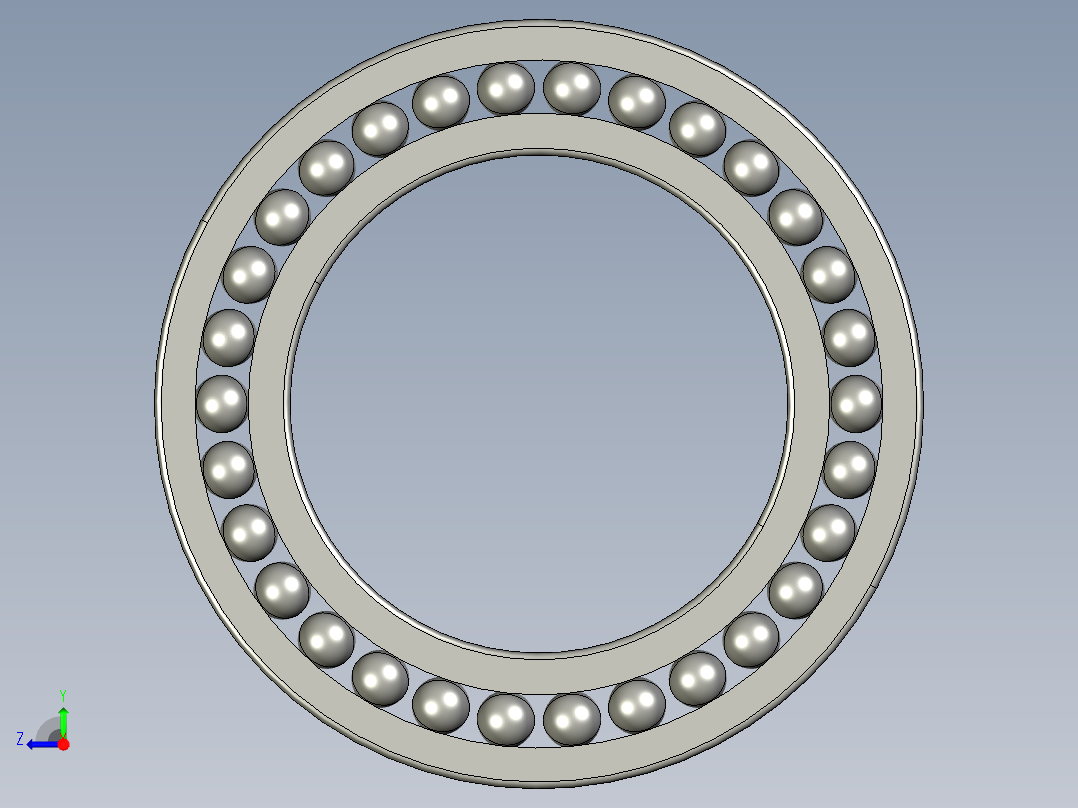 深沟球轴承6044右视图