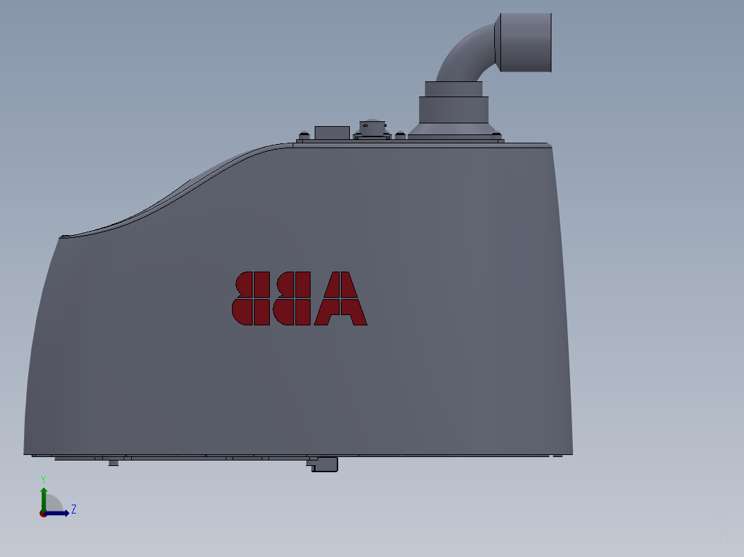 ABB全系列机器人3-3D模型 (21)左视图