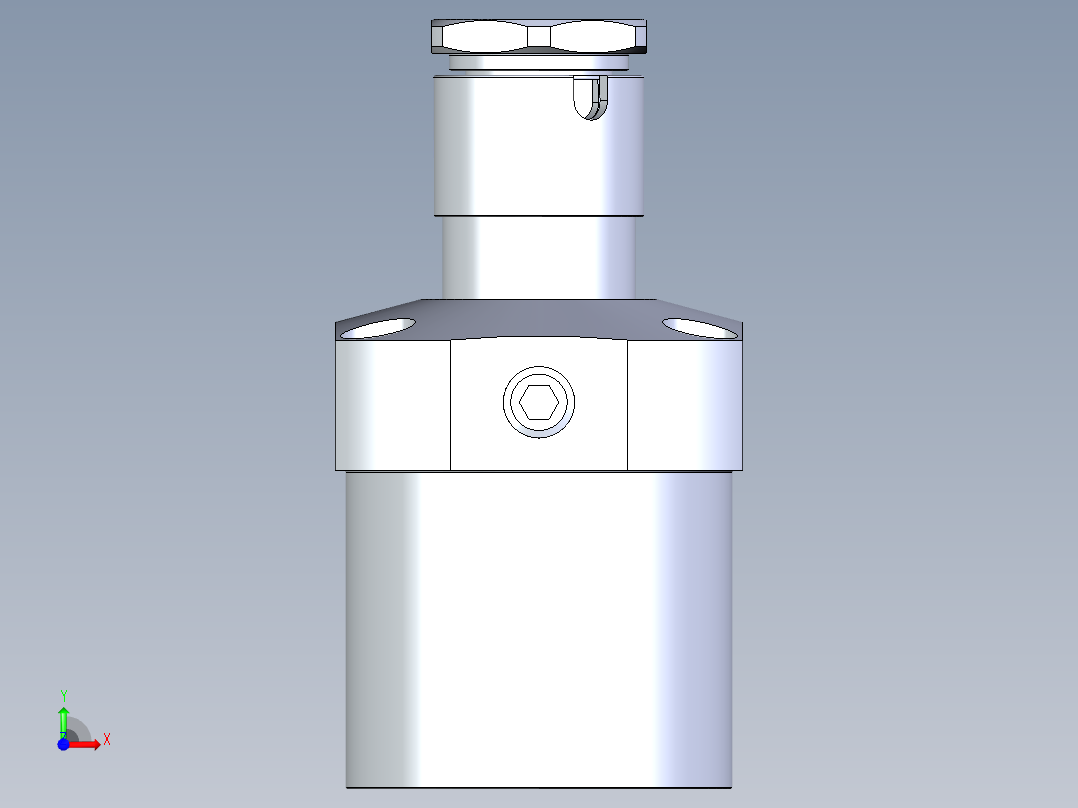 KOSMEKLG0900-GR-Y30多系列多零件图纸模型前视图