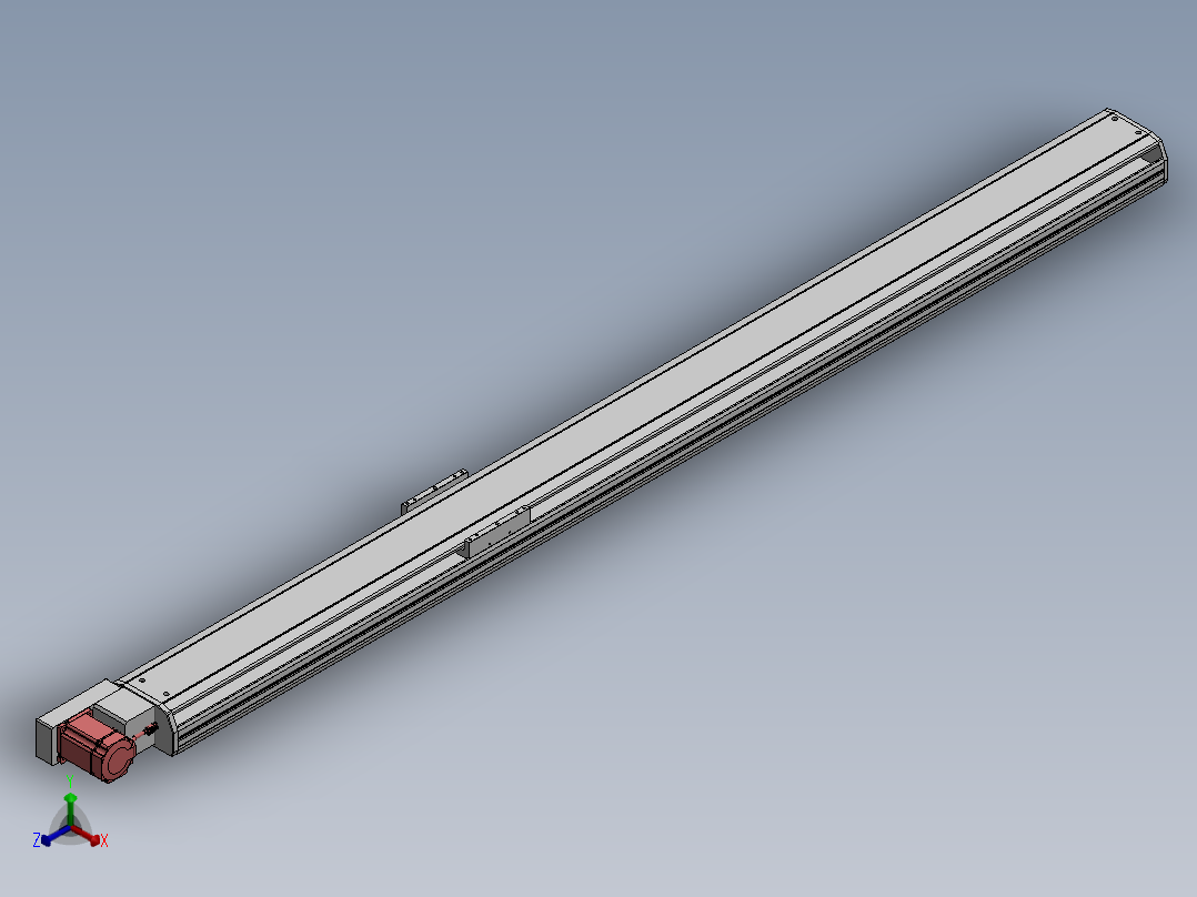 精密模组MT170-L125-2200-L-M75-C4正等轴测图