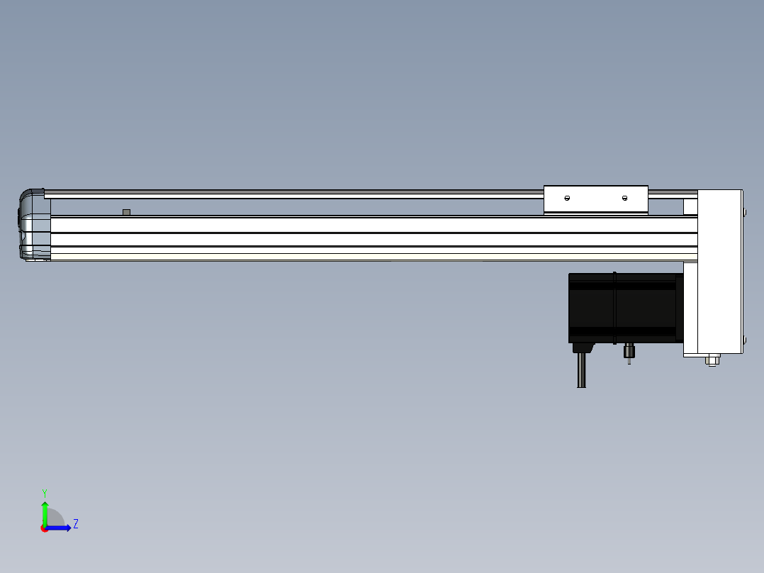 Toyo东佑达直线模组-ETH10-400-BM-200W左视图