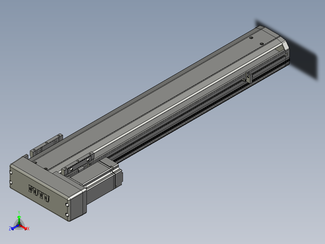 模组FTH12-L10-500-BL-T40-C4正等轴测图