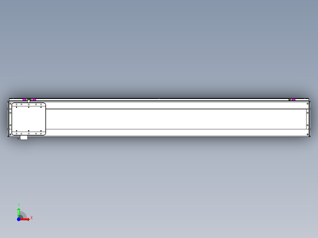 威洛博LC系列3d模型模组LC22H2Y-S1600前视图