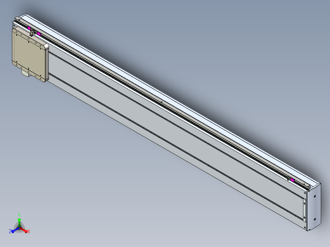 威洛博LC系列3d模型模组LC22H2Y-S1600正等轴测图