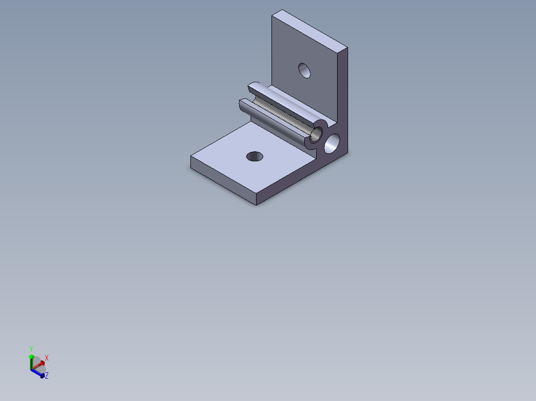 铝型材及其附件3.31.35.15.30.M5.SLDPRT正等轴测图