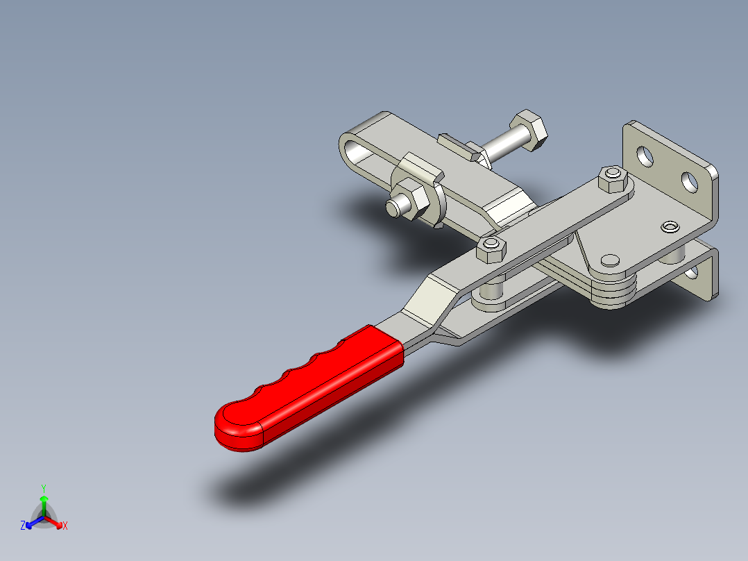 垂直式夾鉗SSP(Q)-<span style='color: red'>3D</span>多系列多零件图纸模型