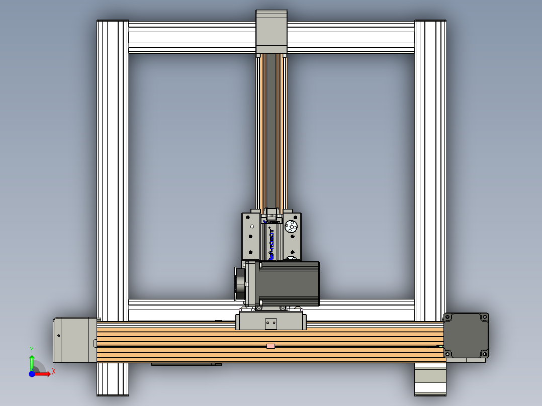 威洛博一般环境皮带-EB4-型材点胶机前视图