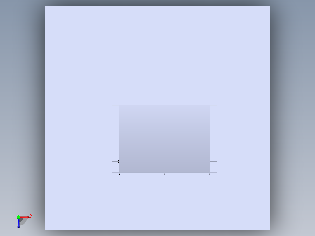 车辆停放棚--sw俯视图