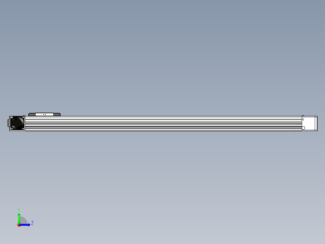 同步带滑台-欧规BC6-L120-S1050-L-P40-D3左视图