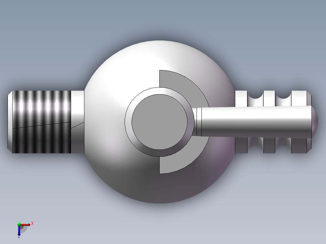 阀门模型俯视图