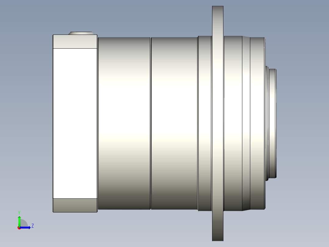 多摩川行星减速机TD-064-L1-14BK14左视图