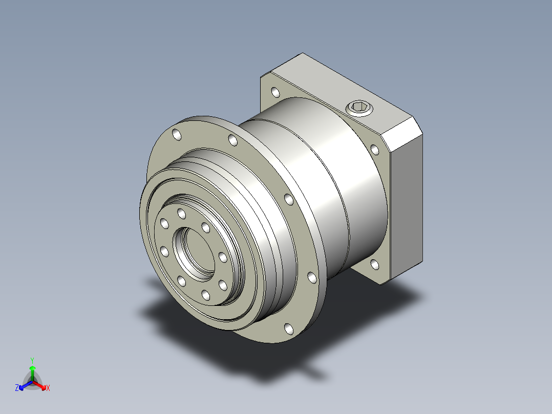 多摩川行星减速机TD-064-L1-14BK14正等轴测图