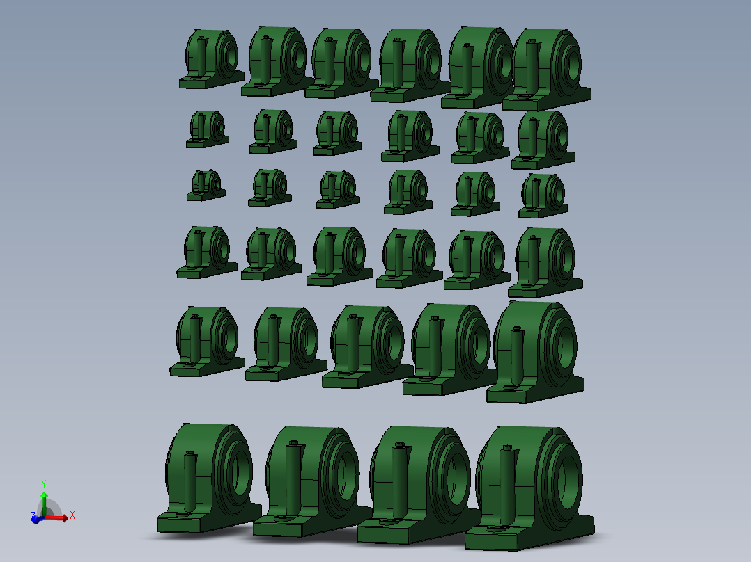 SNK系列立式轴承座模型大全272945===50